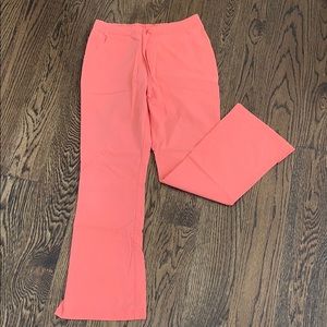 Scrub pants peachy coral small